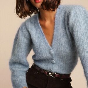 Rouje Women's Light Blue Cardigan